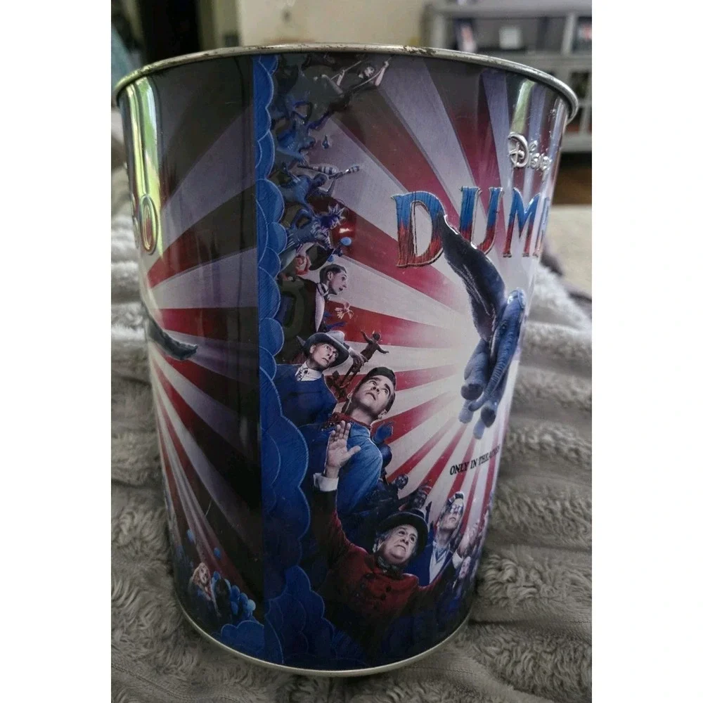 Disney DUMBO Metal Popcorn Bucket Marvel 130 oz. Super Cute!